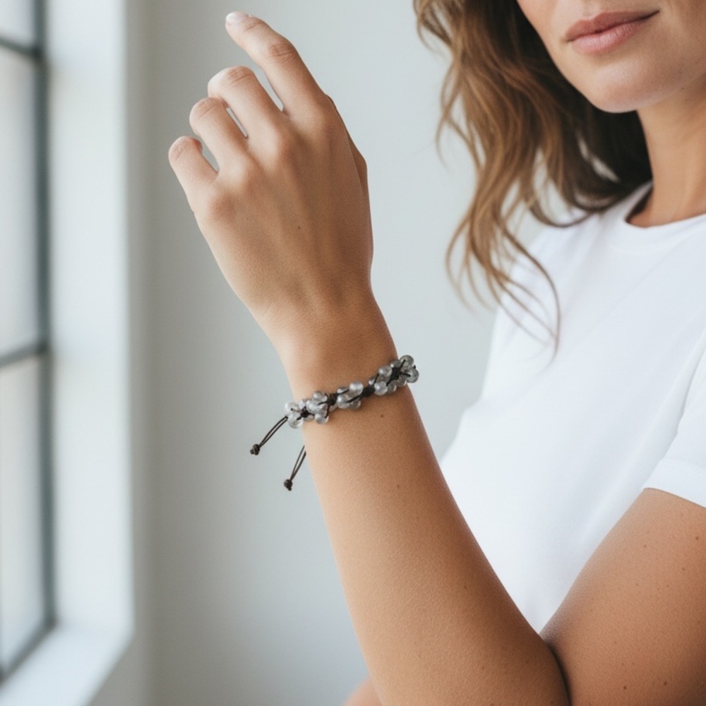 ❤️Chic Gray Beaded Bracelet
